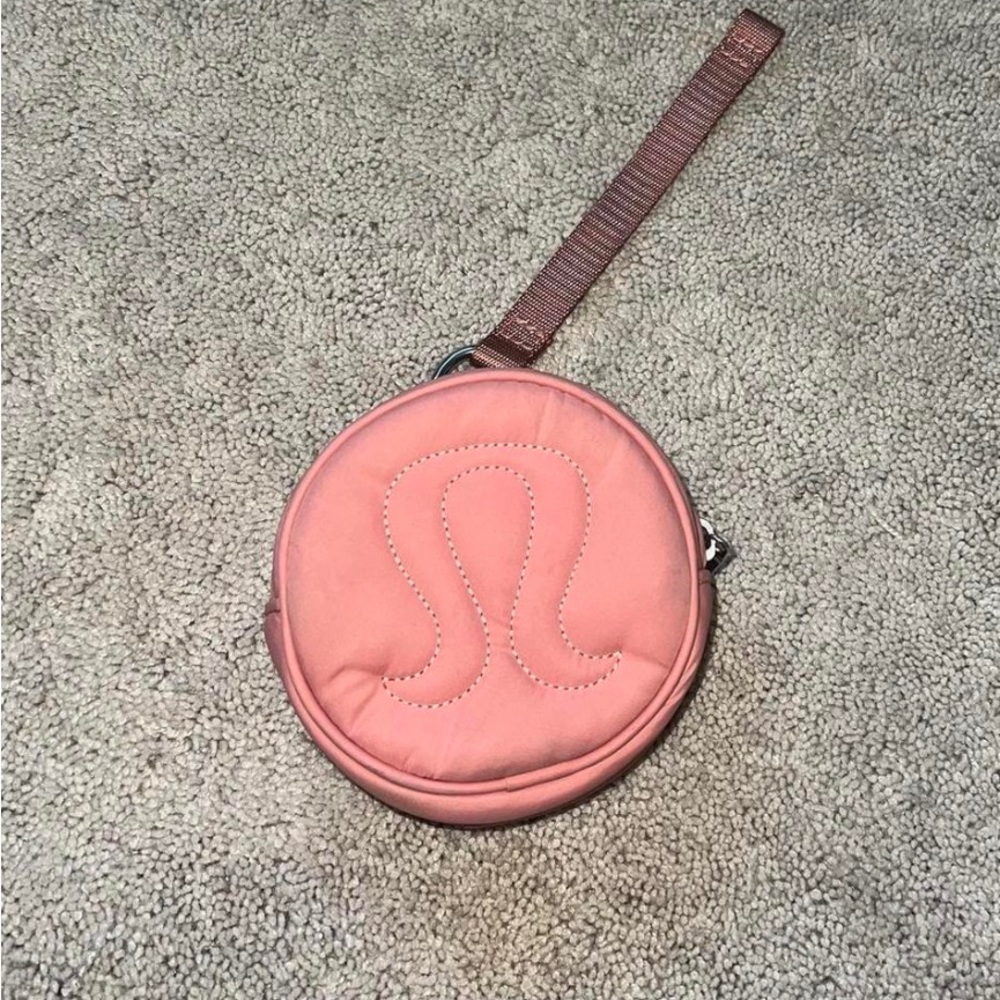 Lululemon round coin pouch